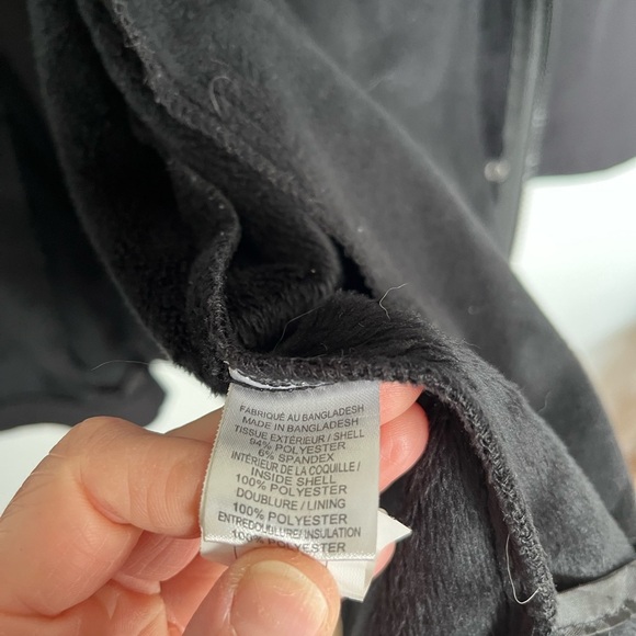 Lily Morgan Women's Black Hooded Jacket size large - Picture 3 of 5